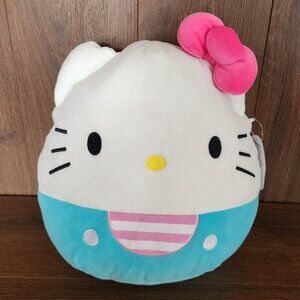Squishmallows Hello Kitty 12” Spring Blue White Pink Bow Sanrio Surprise Plush